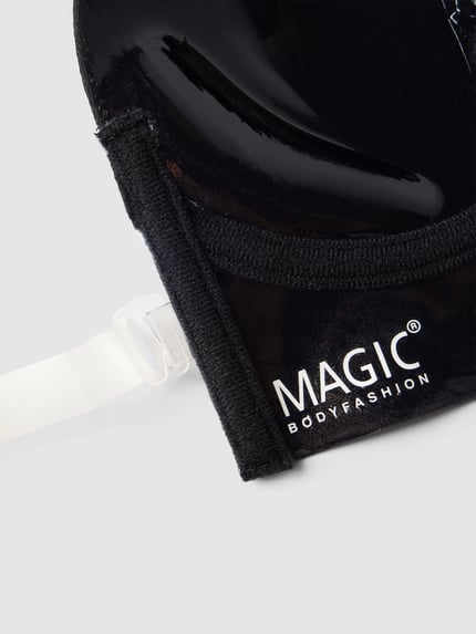 MAGIC Bodyfashion Push-Up-BH mit selbstklebendem Design Modell 'Luve Bra' Black 3