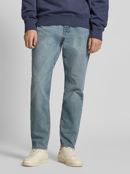 ONLY & SONS Tapered Fit Jeans aus Baumwoll-Mix Modell 'YOKE' Rauchblau 4