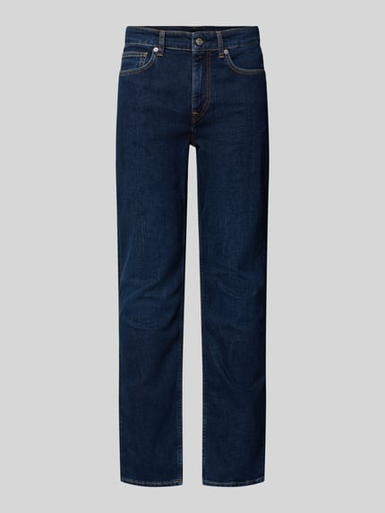 Pepe Jeans Jeansy o kroju slim fit z mieszanki bawełny model 'Hatch' Jeansowy niebieski 2