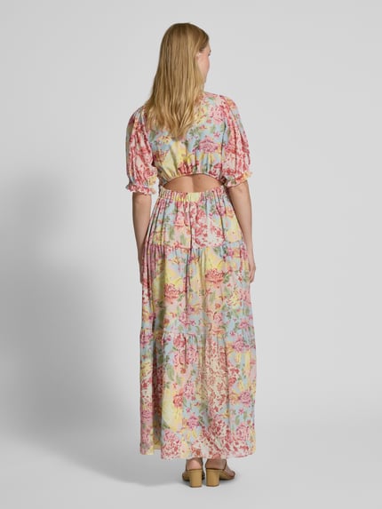 ADLYSH Cocktailkleid im Stufen-Look Kirsche 5
