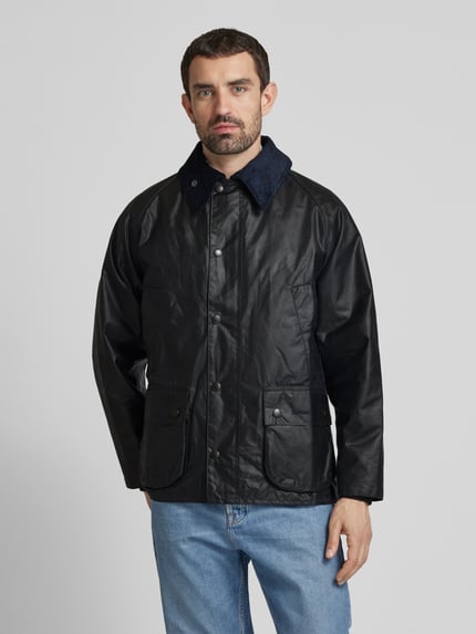 Barbour Kurtka z kieszeniami z patką model ‘BEDALE’ Granatowy 4