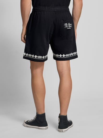 REVIEW X MATW Review X MATW - korte broek met stitching en elastische band Zwart - 5
