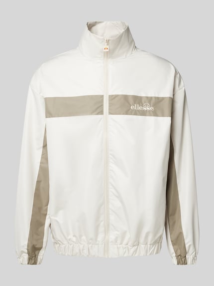 ellesse Sweatjacke mit Label-Stitching Modell 'ROSSI' Sand 2