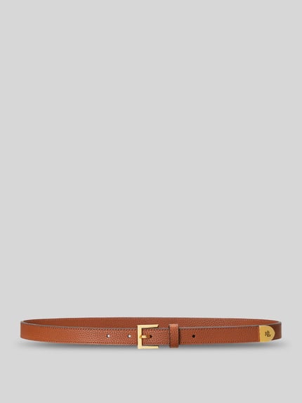 Lauren Ralph Lauren Riem van echt leer met logodetail Cognac - 1