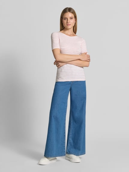 Marc O'Polo t-shirt o kroju regular fit z czystej bawełny Lawendowy 1