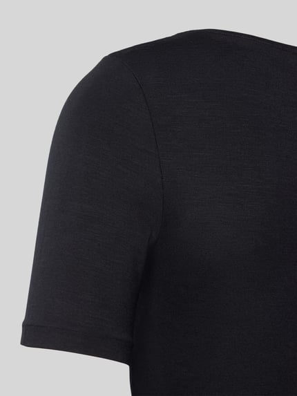 HANRO T-shirt met ronde hals, model 'SOFT TOUCH' Zwart - 2
