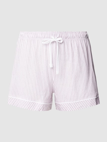 Loose Fit Pyjama-Shorts mit Streifenmuster Shop The Look MANNEQUINE