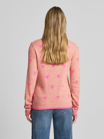 Essentiel Antwerp Relaxed Fit Pullover mit Woll-Anteil Modell 'ISA' Hellrosa 5