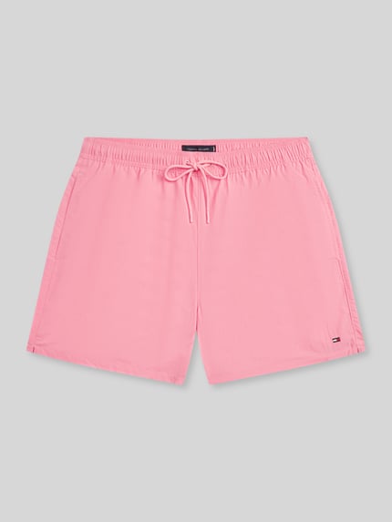 Tommy Hilfiger Spodenki kąpielowe o kroju regular fit z wyhaftowanym logo Różowy 2