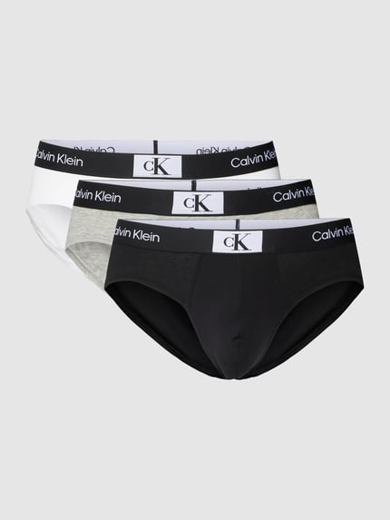 Calvin Klein Underwear Slips im 3er-Pack Mittelgrau Melange 2