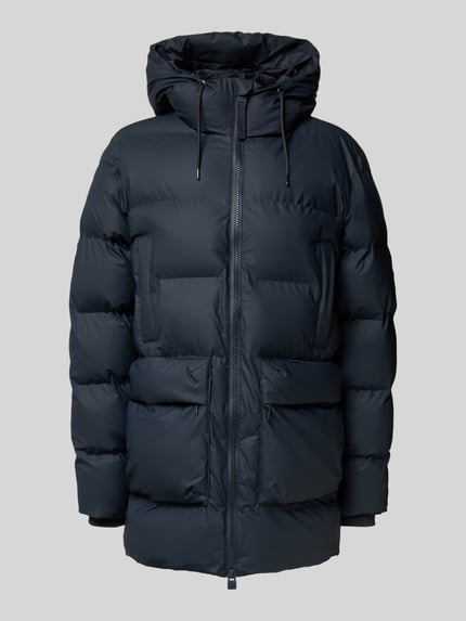 Rains Steppjacke mit Zweiwege-Reißverschluss Marine 2