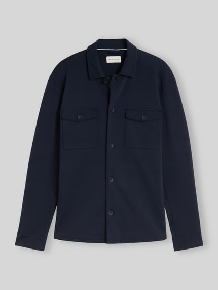 Tom Tailor Regular Fit Freizeithemd aus Baumwoll-Mix Marine 2