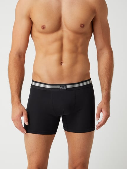 Jockey Trunks mit Label-Patch im 3er-Pack Black 3