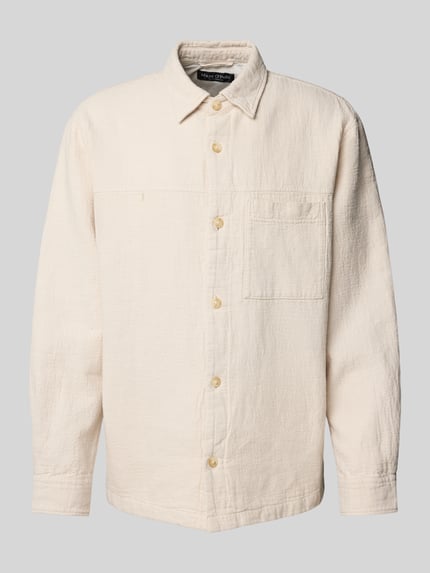 Marc O'Polo Loose fit overshirt van puur katoen Ecru - 2
