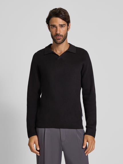 Lindbergh Relaxed Fit Pullover mit Strukturmuster Black 4