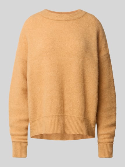 Oversized Strickpullover mit gerippten Abschlüssen Modell 'VITOW' Shop The Look MANNEQUINE