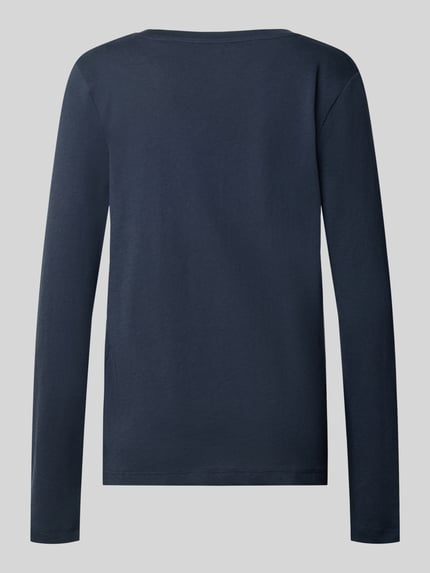 Marc O'Polo Regular Fit Pyjama-Oberteil aus reiner Baumwolle Dunkelblau 3