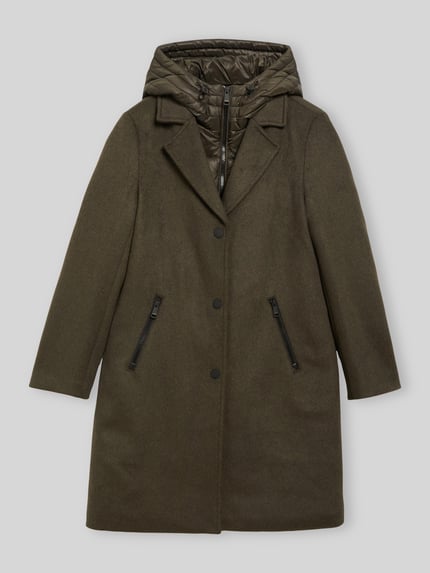 s.Oliver RED LABEL Mantel mit Kapuze Khaki 2