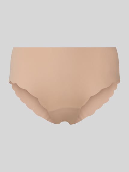 Productfoto, Panty met golfrand van Skiny, huidkleur, elastische tailleband, stretch-materiaal, nauwsluitende fit, dames panty