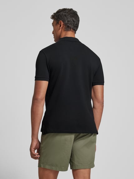 Polo Ralph Lauren Poloshirt met labelstitching Zwart - 5