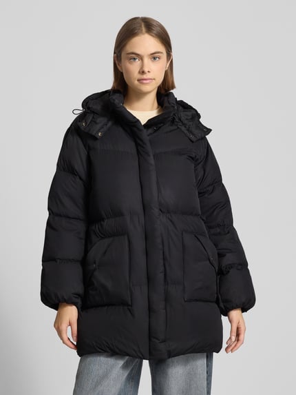 Levi's® Regular Fit Steppmantel mit Kapuze Modell 'Bubble' Black 4
