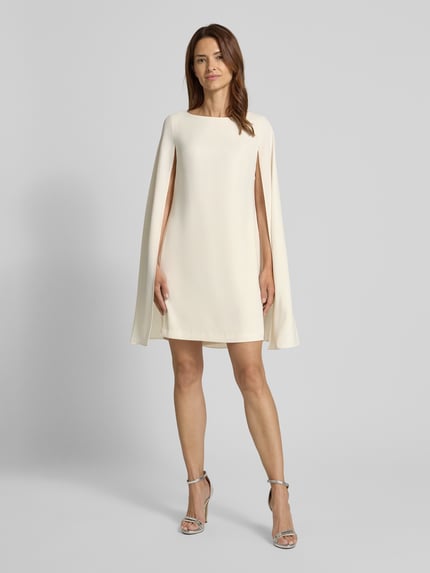 Lauren Ralph Lauren Cocktailkleid mit Rundhalsausschnitt Modell 'PETRA' Offwhite 1