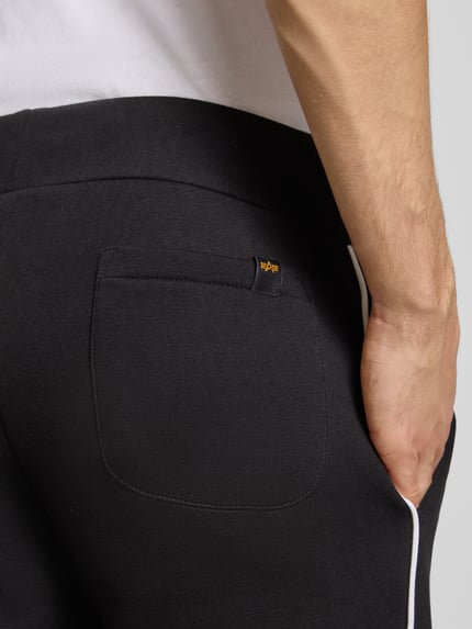 Alpha Industries Spodnie dresowe z logo Czarny 3