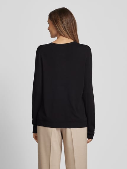 Christian Berg Woman Cardigan aus Viskose-Mix Black 5