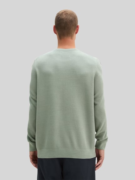 Marc O'Polo Pullover mit Logo-Stitching Mint 5