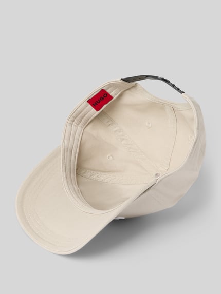 Produktfoto, Czapka z daszkiem z wyhaftowanym logo model 'Jude' od HUGO, czysta bawełna, jednokolorowy design, wzmocniony daszek