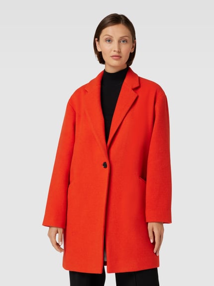 BOSS Orange Lange jas met scheerwol, model 'Calesso' Oranje - 4
