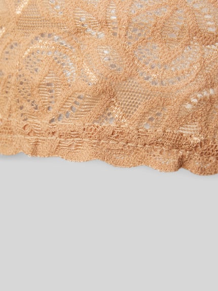 FALKE Halterlose Strümpfe mit Spitze Modell 'SHELINA 12' Beige 2
