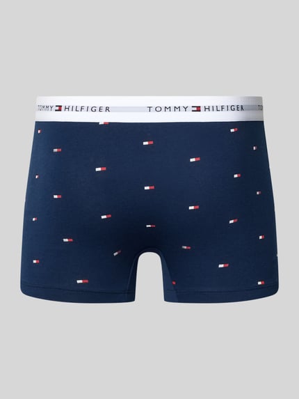 Tommy Hilfiger Trunks aus Baumwoll-Mix im 3er-Pack Blau 5