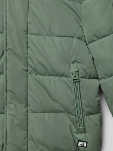 Cars Jeans Gewatteerd jack met labelpatch, model 'HASWAR’ Rietgroen - 2
