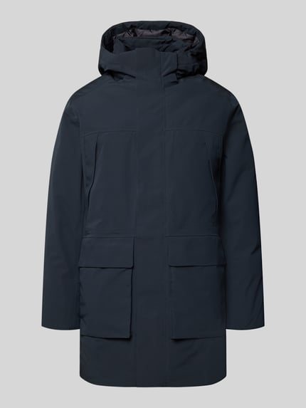 JACK & JONES Premium Parka mit Kapuze und Pattentaschen Modell 'MOON' Marine 2