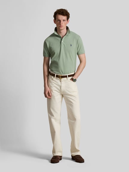 Polo Ralph Lauren Regular Fit Poloshirt aus Baumwoll-Mix Schilf 1