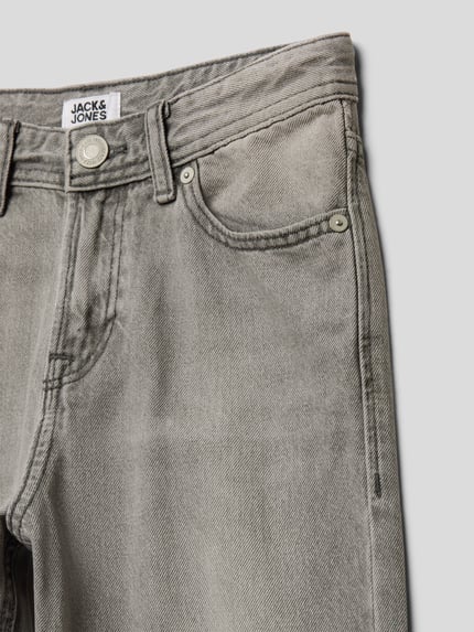 JACK & JONES Regular fit jeans in 5-pocketmodel, model 'CHRIS' Middengrijs gemêleerd - 2