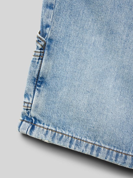 Tom Tailor Bermudy o kroju baggy fit z czystej bawełny Jasnoniebieski 2