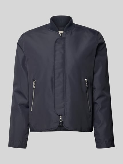 Officine Générale Kurtka z plisą Ciemnoniebieski 2