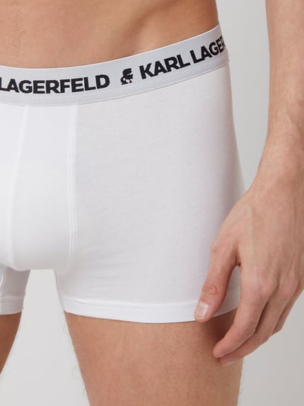 Karl Lagerfeld Trunks in unifarbenem Design im 3er-Pack Dunkelgrau 4