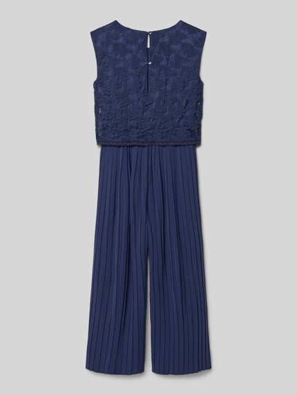 Happy Girls Jumpsuit met ronde hals Marineblauw - 3