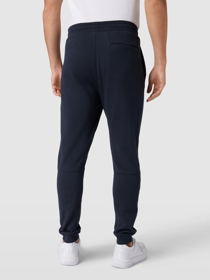 BOSS Orange Sweatpants in effen design, model 'Sestart' Marineblauw - 5