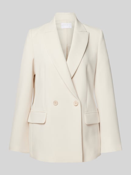 Jake*s Collection Blazer mit Pattentaschen Ecru 2