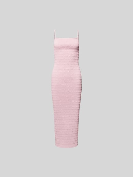 Nanushka Midi-jurk met structuurpatroon Roze - 2