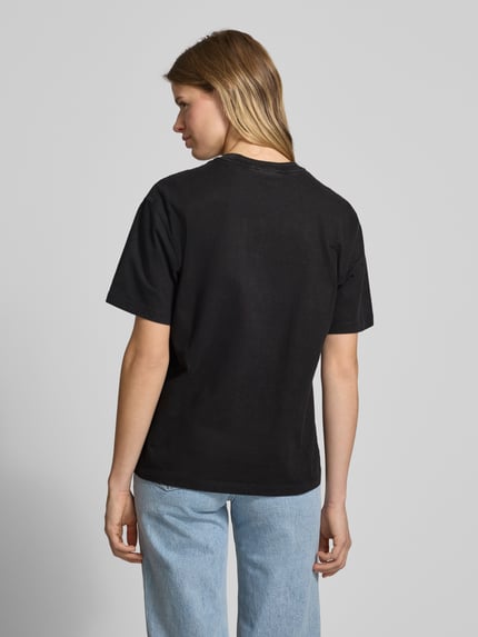 Carhartt Work In Progress T-shirt o kroju oversized z czystej bawełny model ‘Ingo’ Czarny 5