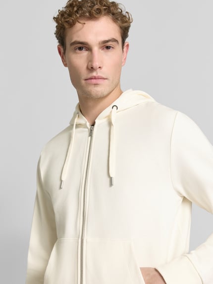 BOSS Sweatjacke mit Kängurutasche C-Silva 28 Offwhite 3