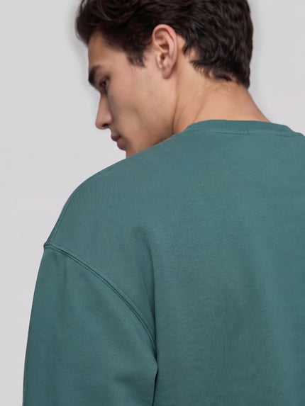 ARMEDANGELS Sweatshirt mit Logo-Stitching ICONIC GMT Petrol 3