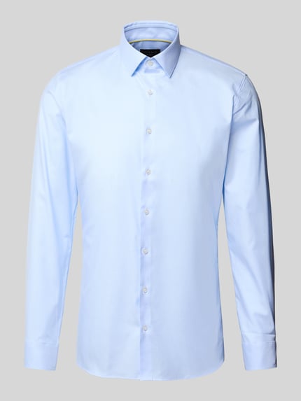 OLYMP No. Six Super slim fit zakelijk overhemd met kentkraag Bleu - 2