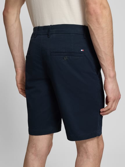 Tommy Hilfiger Regular Fit Bermudas aus Baumwoll-Mix Marine 3