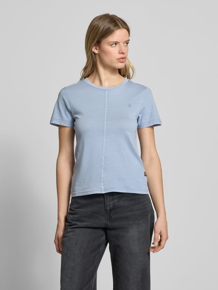 G-Star RAW T-shirt z wyhaftowanym logo Czarny 4